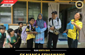 SK NANGA SEMAWANG NGERUPAN NYADUNG BUBUR LAMBUK BESERIMBAI ENGGAU BULAN RAMADAN