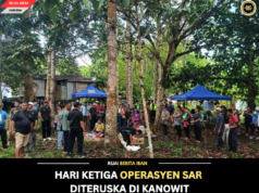 HARI KETIGA OPERASYEN SAR DITERUSKA DI KANOWIT
