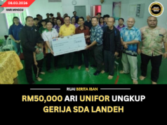 RM50,000 ARI UNIFOR UNGKUP GERIJA SDA LANDEH