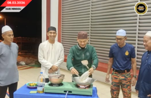 DIREKTOR BOMBA ENGGAU PENYELAMAT SARAWAK BELA SAHUR ENGGAU KABAN BBP BINTANGOR