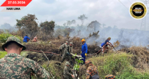 Briged Ke-9 Mantu Operasyen Ngerara Api Ti Nganguska Babas Di Sibu