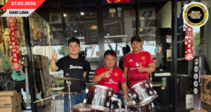 Pengawa Nyerahka Set ‘Drum’ Nembuka Kereban Muzik Gerija di Sebako