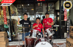 Pengawa Nyerahka Set ‘Drum’ Nembuka Kereban Muzik Gerija di Sebako