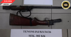 Penusah Bedarah Ba Tenom: Menyadi Munuh Menyadi, Lesi Ditimbak Polis