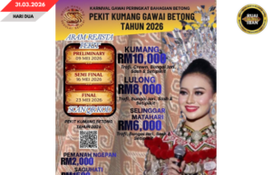 Pekit Kumang Gawai Betong 2026 Ngangkatka Pesaka Budaya Iban