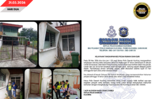 Lelaki Peranak Menua Tua Ditan Ketegal Nyerungkai Rumah Di Kuching, Positif Dadah