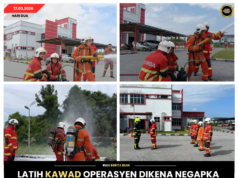 LATIH KAWAD OPERASYEN DIKENA NEGAPKA PENGELANDIK BOMBA