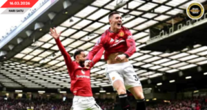 MANCHESTER NGALAHKA ASTON VILLA 3-1, BRUNO FERNANDES NEMPA RIKOD BARU ‘PEMERI BANTU GOL’ EPL