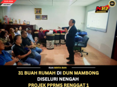 31 BUAH RUMAH DI DUN MAMBONG DISELURI NENGAH PROJEK PPRMS RENGGAT 1
