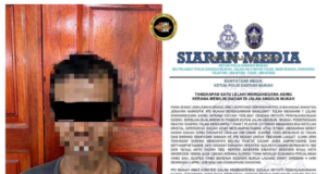 Lelaki peranak menua luar ditan dipelabaka bisi kaul enggau penyalah guna dadah