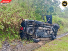 PENUSAH EKSIDEN KEDIRI EMPU BA SIMPANG 4 JALAI TAKAN, SEMUA KE BISI KAUL SELAMAT