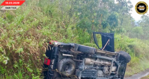 PENUSAH EKSIDEN KEDIRI EMPU BA SIMPANG 4 JALAI TAKAN, SEMUA KE BISI KAUL SELAMAT