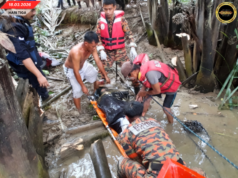 TUBUH LELAKI KE DITAGUP BAYA DITEMU NADAI KAKI ENGGAU LENGAN