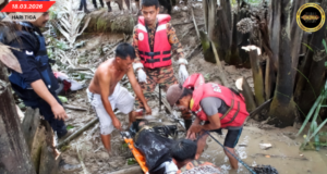 TUBUH LELAKI KE DITAGUP BAYA DITEMU NADAI KAKI ENGGAU LENGAN