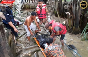 TUBUH LELAKI KE DITAGUP BAYA DITEMU NADAI KAKI ENGGAU LENGAN