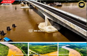 JEMATAN SUNGAI KRIAN NGENEGAPKA RENTAYAN INFRASTRUKTUR JALAI DI SARAWAK