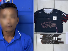 SIKU LELAKI MENUA TU DITAN DIPELABAKA BISI KAUL ENCHURI PAIP TEMAGA