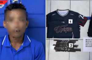 SIKU LELAKI MENUA TU DITAN DIPELABAKA BISI KAUL ENCHURI PAIP TEMAGA