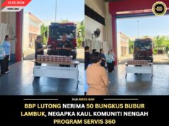 BBP LUTONG NERIMA 50 BUNGKUS BUBUR LAMBUK, NEGAPKA KAUL KOMUNITI NENGAH PROGRAM SERVIS 360