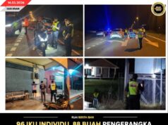 96 IKU INDIVIDU, 88 BUAH PENGERANGKA PENGANGKUT DIPERESA DI MUKAH