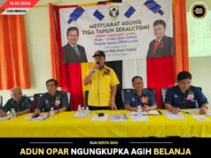 ADUN OPAR NGUNGKUPKA AGIH BELANJA RM350,000 DIKENA NYUKUNG PEMANSANG NGAGAI DBNA LUNDU