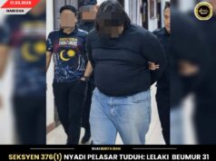 SEKSYEN 376(1) NYADI PELASAR TUDUH: LELAKI BEUMUR 31 TAUN DITUDUH MASUNG SIKU NEMBIAK BARUH UMUR