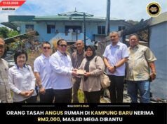 ORANG TASAH ANGUS RUMAH DI KAMPUNG BARU NERIMA RM2,000, MASJID MEGA DIBANTU