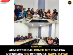 AUM KETERUBAH KOMITI MIT PENGAWA NYENDIAKA ECN BESERIMBAI GAWAI DAYAK BAZAAR 2026