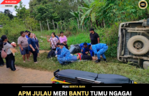 APM JULAU MERI BANTU TUMU NGAGAI TUDAH BA PENUSAH AKSIDEN BA JALAI ENTABAI