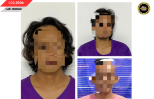 TIGA IKU LELAKI POSITIF DADAH DITAN BA OPS TISIH KHAS IPD MERADONG