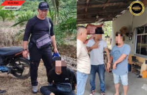TIGA IKU LELAKI DITAN DALAM OPS BESEPADU DI SELANGAU, DIPELABAKA BEKAUL ENGGAU DADAH