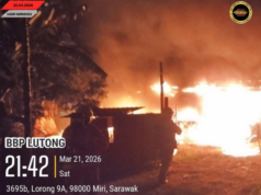 Semilan iku selamat, rumah enggau dua buah entukar angus