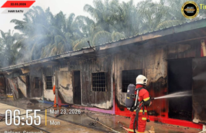 24 kuarters kontena angus tumu pagi tadi