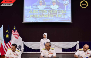 Pengerami Nyerahka Pangku Pengawa Panglima Wilayah Laut 2 Diatur Enggau Penuh Istiadat