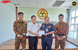 Pengawa Nyerahka Chek Dikena Negapka Pematut STB BBP Lutong