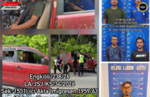 Lima iku ditan dalam dua operasyen bebida di Lubok Antu