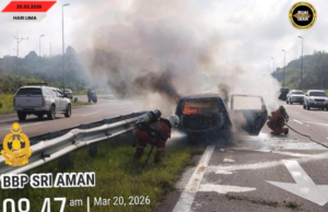 TIGA IKU INDIVIDU BEBADI NYAWA, DUA IKU BAKAL BA PENUSAH EKSIDEN DI JALAI BESAI PAN BORNEO