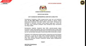 HARI BESAI TAMBAH BESERIMBAI ENGGAU PENGERAMI HARI RAYA AIDILFITRI 2026