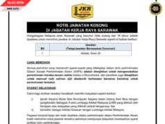 GERAH PENGAWA PUANG BA OPIS KEREJA RAYA (JKR) SARAWAK DIBUKA