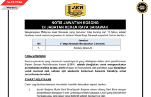 GERAH PENGAWA PUANG BA OPIS KEREJA RAYA (JKR) SARAWAK DIBUKA