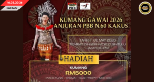 PEKIT KUMANG GAWAI 2026 TI DIATUR PBB N.60 KAKUS DEKA DIATUR DI BINTULU