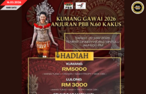 PEKIT KUMANG GAWAI 2026 TI DIATUR PBB N.60 KAKUS DEKA DIATUR DI BINTULU