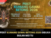 PEKIT KUMANG GAWAI BETONG 2026 DIBUKA BULAN MEI TU