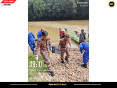 LELAKI DIRIPOTKA LENYAU DITEMU LEMAS BA SUNGAI KANOWIT