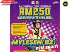PENGAWA NGEREJISTA MYLESEN (B2) P218 SIBUTI DIBUKA, BAYAR RM250