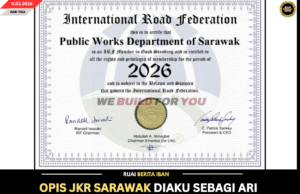 OPIS JKR SARAWAK DIAKU SEBAGI ARI RABAN IRF UNGKUP TAUN 2026