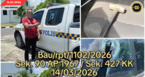 SIKU LELAKI MECHAHKA CHEREMIN KERITA POLIS, NGARAPKA DIRI ULIH DITAN