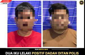DUA IKU LELAKI POSITIF DADAH DITAN POLIS BA OPS TAPIS DI BINTANGOR