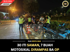 30 ITI SAMAN, 7 BUAH MOTOSIKAL DIRAMPAS BA OP SAMSENG JALAI DI KUCHING