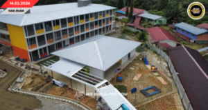 PROJEK NGEMANAHKA SK BABANG SARATOK UDAH NYAPAI 83.34 PERATUS, RENGGAT KETERUBAH DEKA DISERAH APRIL TU